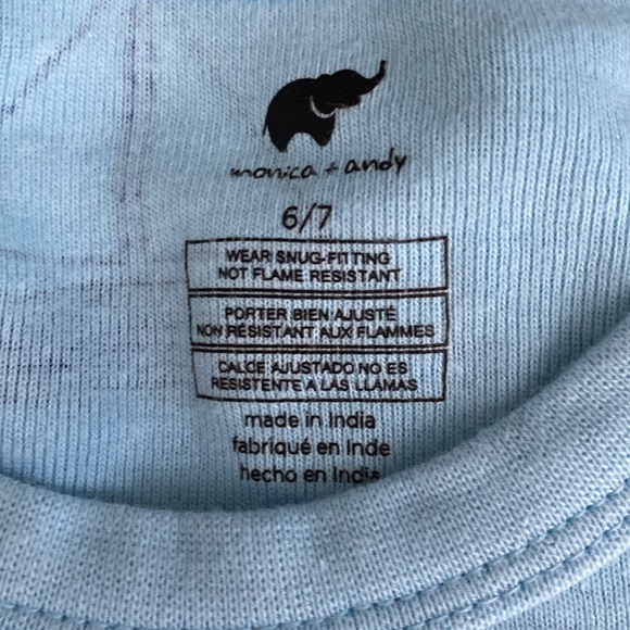 Organic Pajama set - nautical / sail boat - Picture 2 of 2